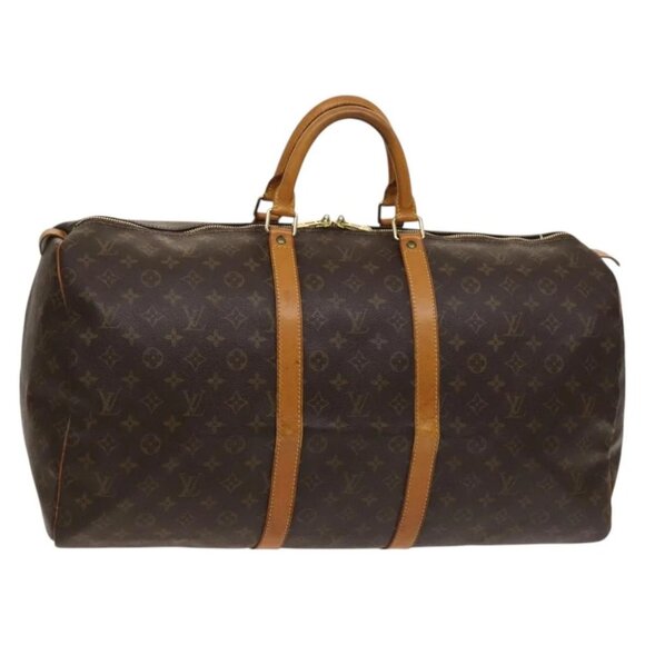 LOUIS VUITTON Monogram Keepall 55 Boston Bag - Picture 1 of 15
